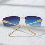 Chic Rimless Square Glasses