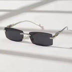 Chic Rimless Square Glasses