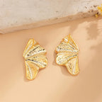 Maple Leaf Stud Earrings